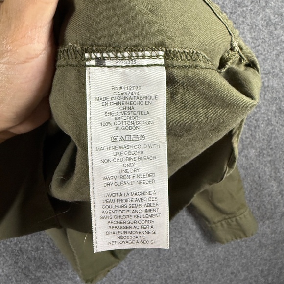 True Religion Pearl Snap Olive Green Long Sleeve Button Down Shirt Mens Medium - Picture 6 of 9